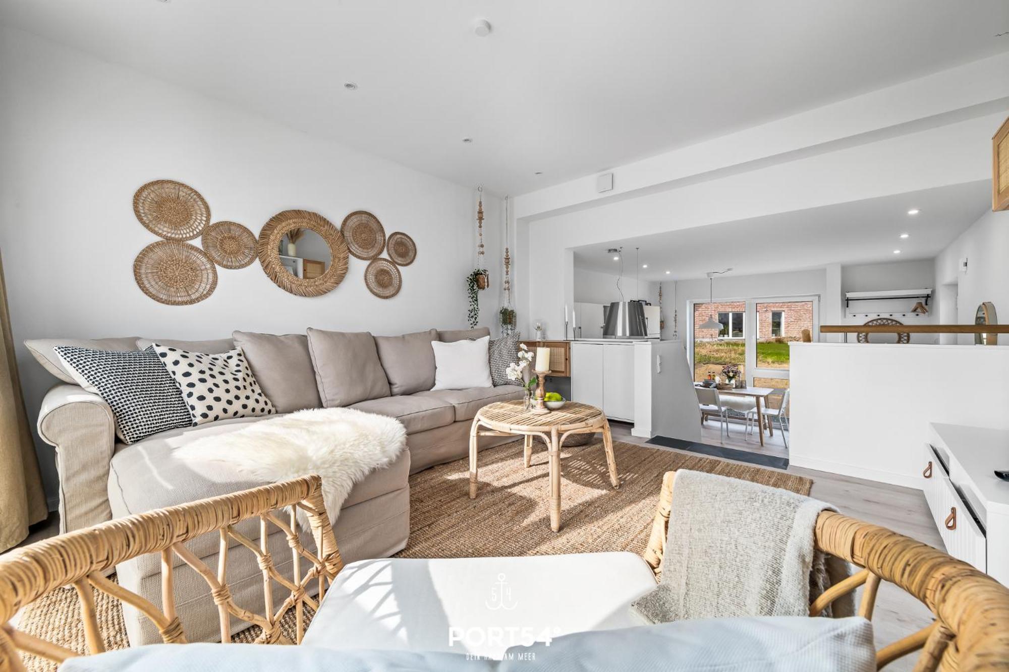 Modernes Ferienhaus "Meerliebe" Mit Direktem Meerblick An Der Ostsee 格吕克斯堡 外观 照片